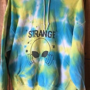 Tie Dye Alien Hoodie